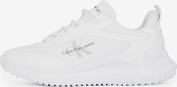 Calvin Klein Jeans - Zapatillas deportivas bajas en blanco: frente