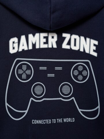 Sweat 'GAMER' MANGO KIDS en bleu
