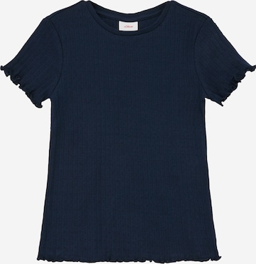 s.Oliver Shirt in Blauw: voorkant