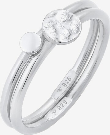 ELLI Ring 'Kreis' in Silber: predná strana