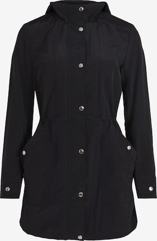 VILA Between-Seasons Coat 'BIMI' in Black: front