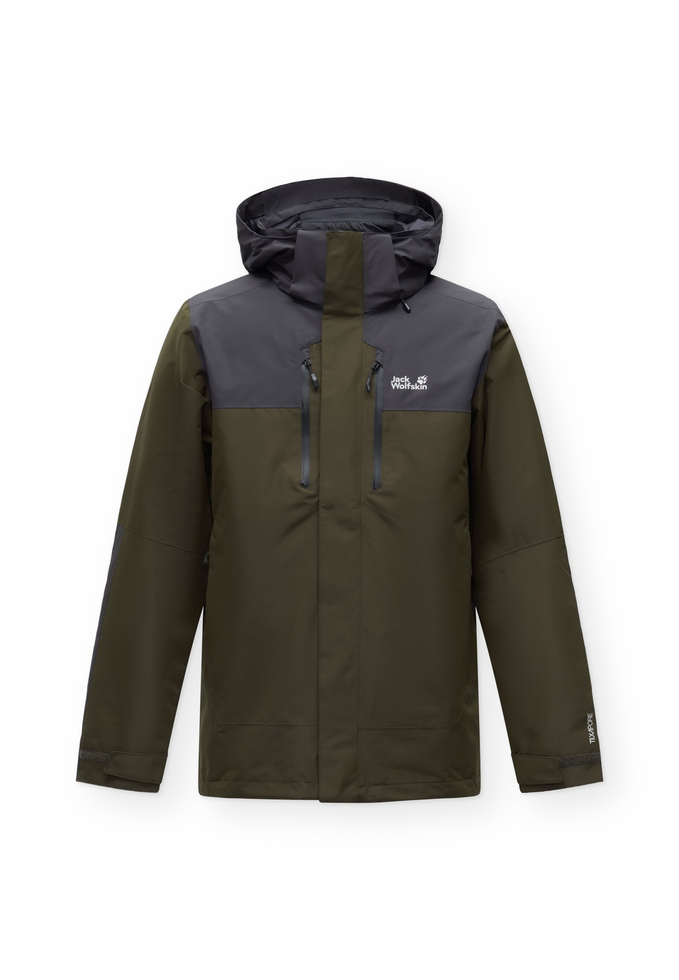 Veste outdoor 'JASPER PRO' JACK WOLFSKIN en vert : devant