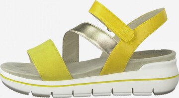 Earth Edition by Marco Tozzi Sandals in Yellow