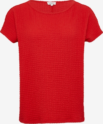 T-shirt s.Oliver en rouge : devant