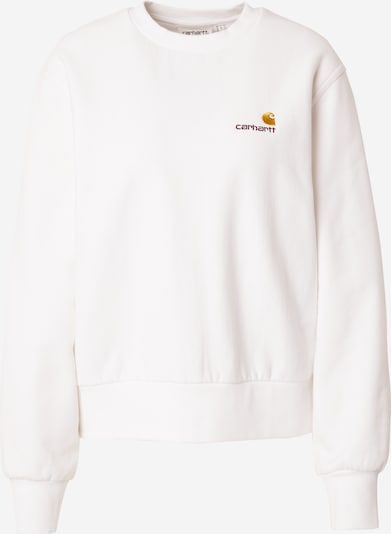 Carhartt WIP Sweatshirt 'American' in kastanienbraun / cognac / weiß, Produktansicht