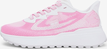 Baskets basses Tommy Jeans en rose : devant