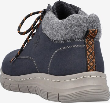 Rieker Lace-Up Boots in Blue