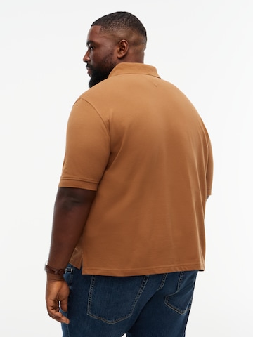 TOMMY HILFIGER Poloshirt '1985' in Braun: Rückseite