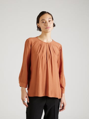 ESPRIT - Blusa en marrón: frente