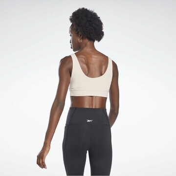 Reebok Bustier Sportmelltartók - bézs