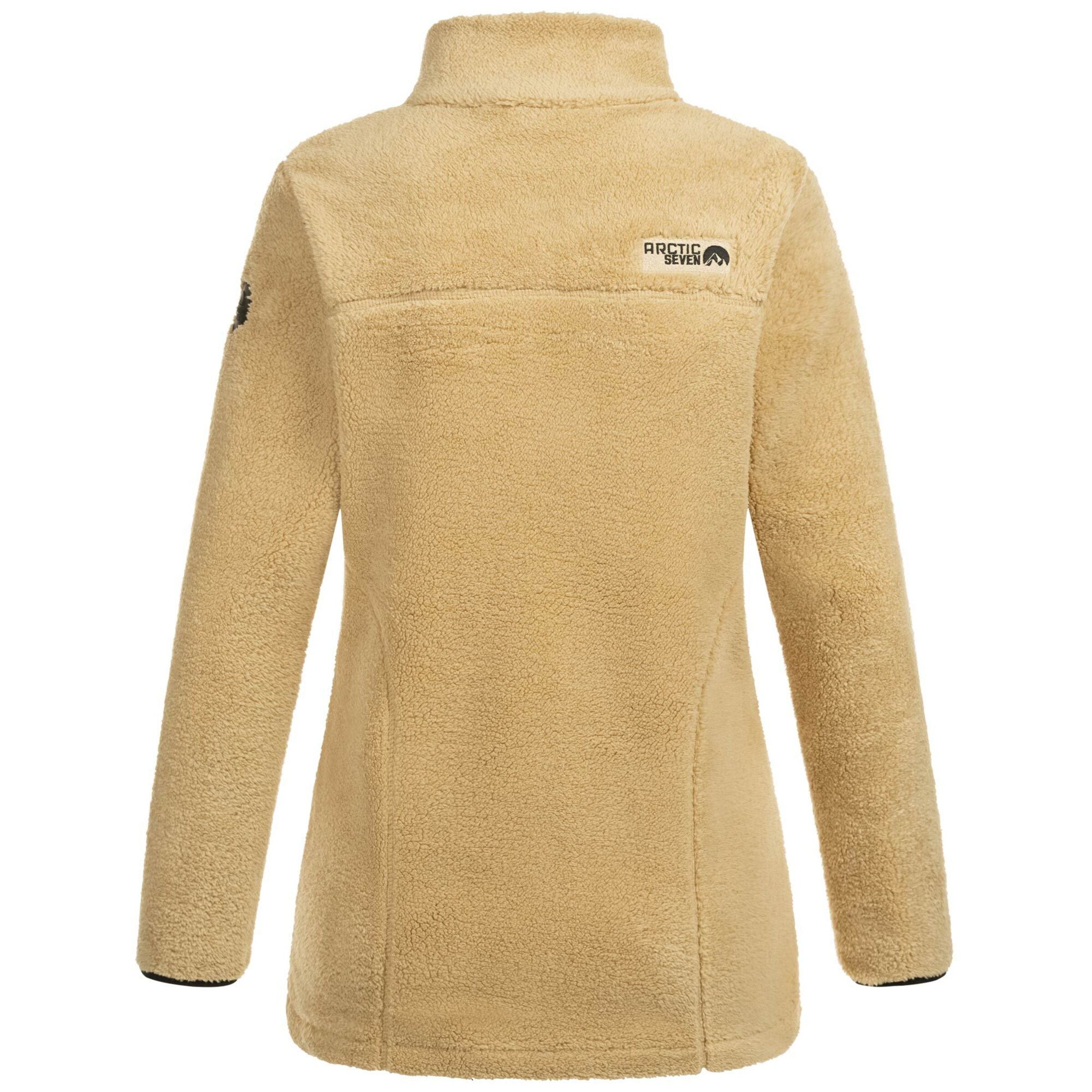 Arctic Seven Fleece jacket 'Sherpa' in Beige