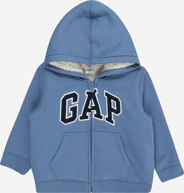 GAP Sweatvest in Blauw: voorkant