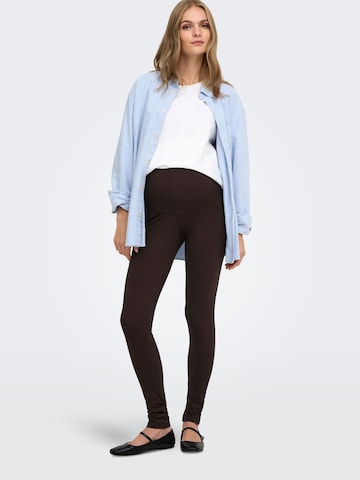 Only Maternity Skinny Leggings i brun