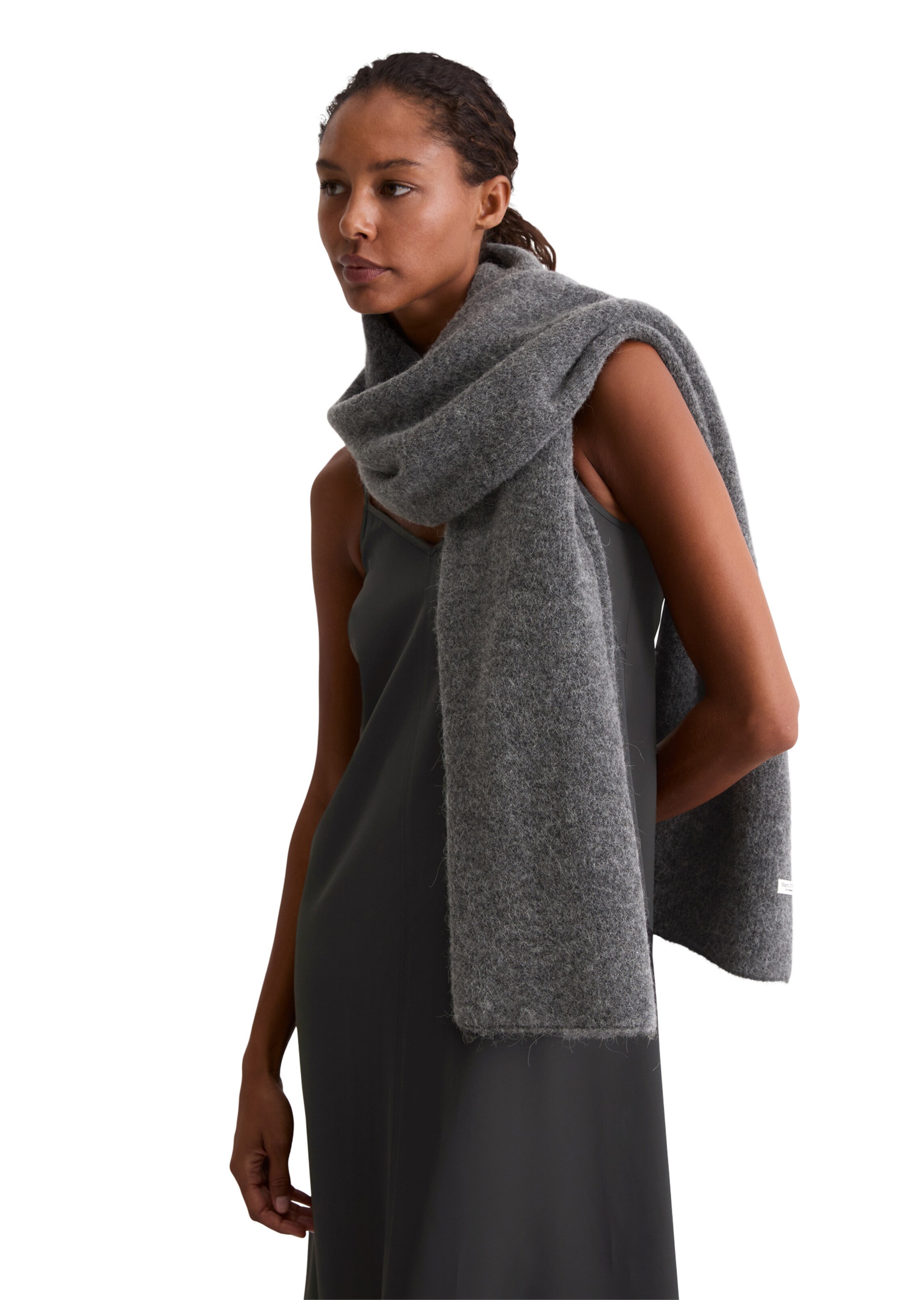 Écharpe Marc O'Polo en gris : devant