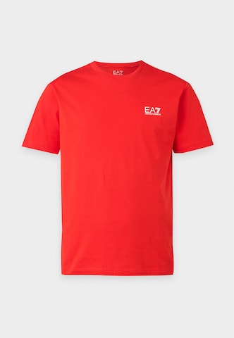 EA7 Emporio Armani T-Shirt 'Core Identity' in Rot: Vorderseite