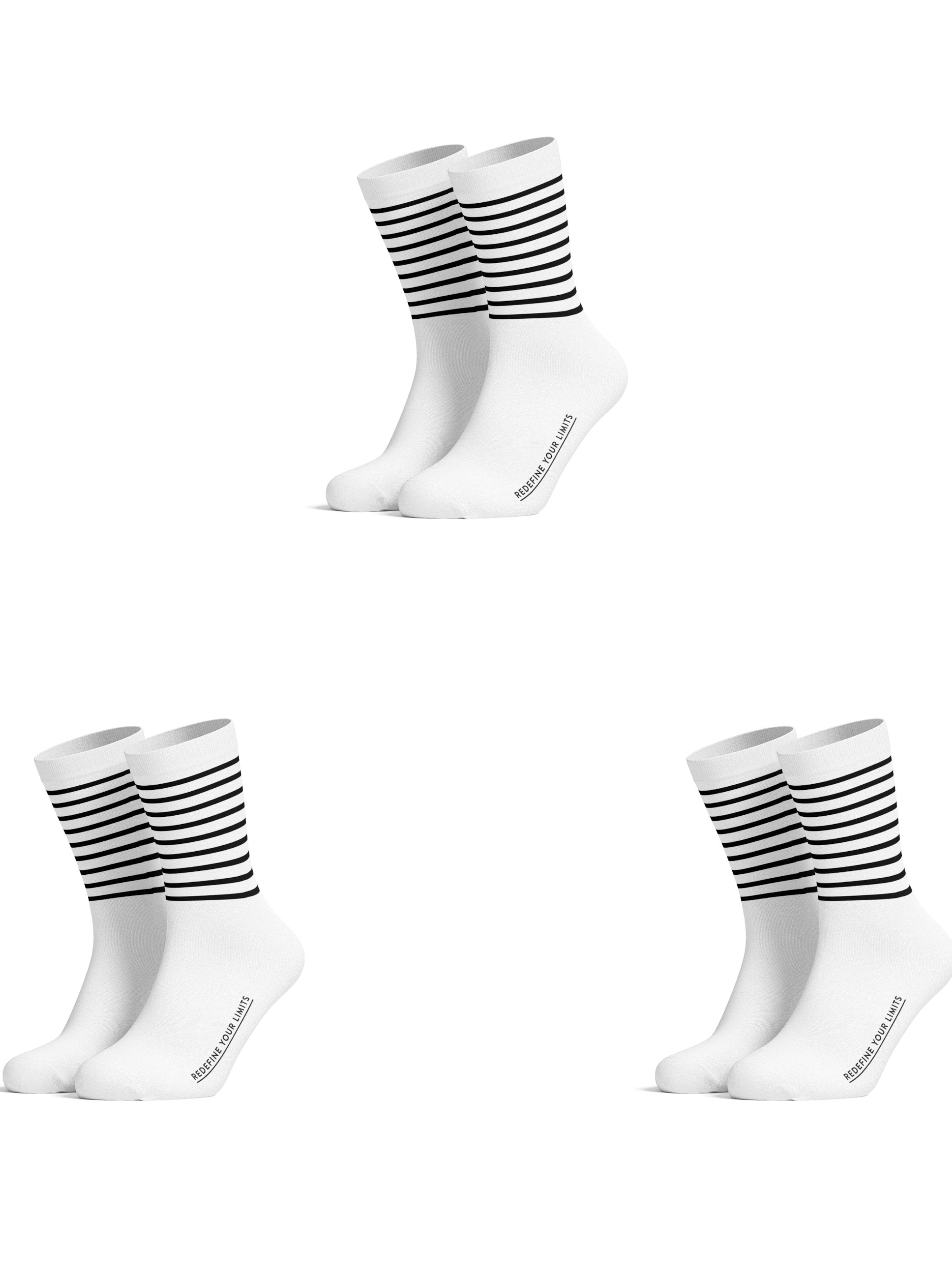 PIPPO Amsterdam Sports socks in White: front
