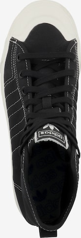 melns ADIDAS ORIGINALS Augstie brīvā laika apavi 'Nizza Rf'