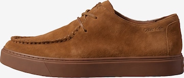 Regular Mocassin Calvin Klein en marron : devant