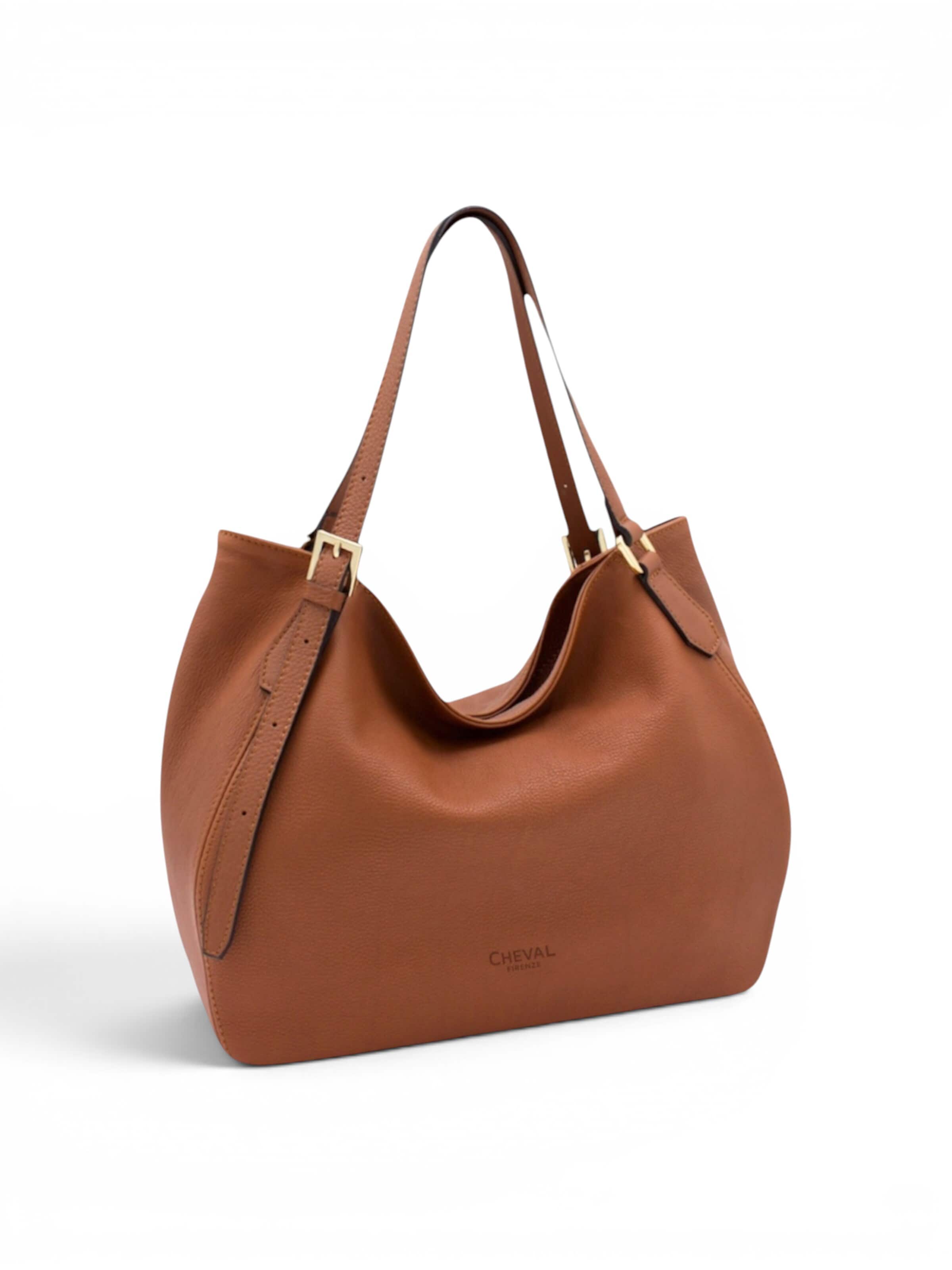 Borsa a spalla 'Alba' di Cheval Firenze in beige
