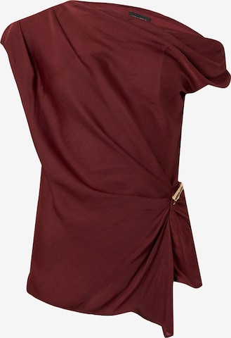 Anna Field Blouse in Brown: front