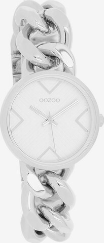 OOZOO Analog Watch in Silver: front