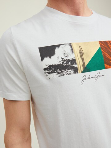 JACK & JONES T-Shirt 'SUNSTRIKE' in Weiß