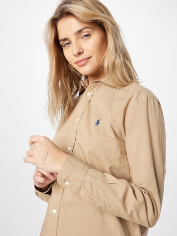 Camicia da donna di Polo Ralph Lauren in marrone