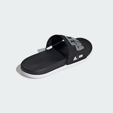 ADIDAS SPORTSWEAR Beach & Pool Shoes 'Adilette Star Wars' in Black