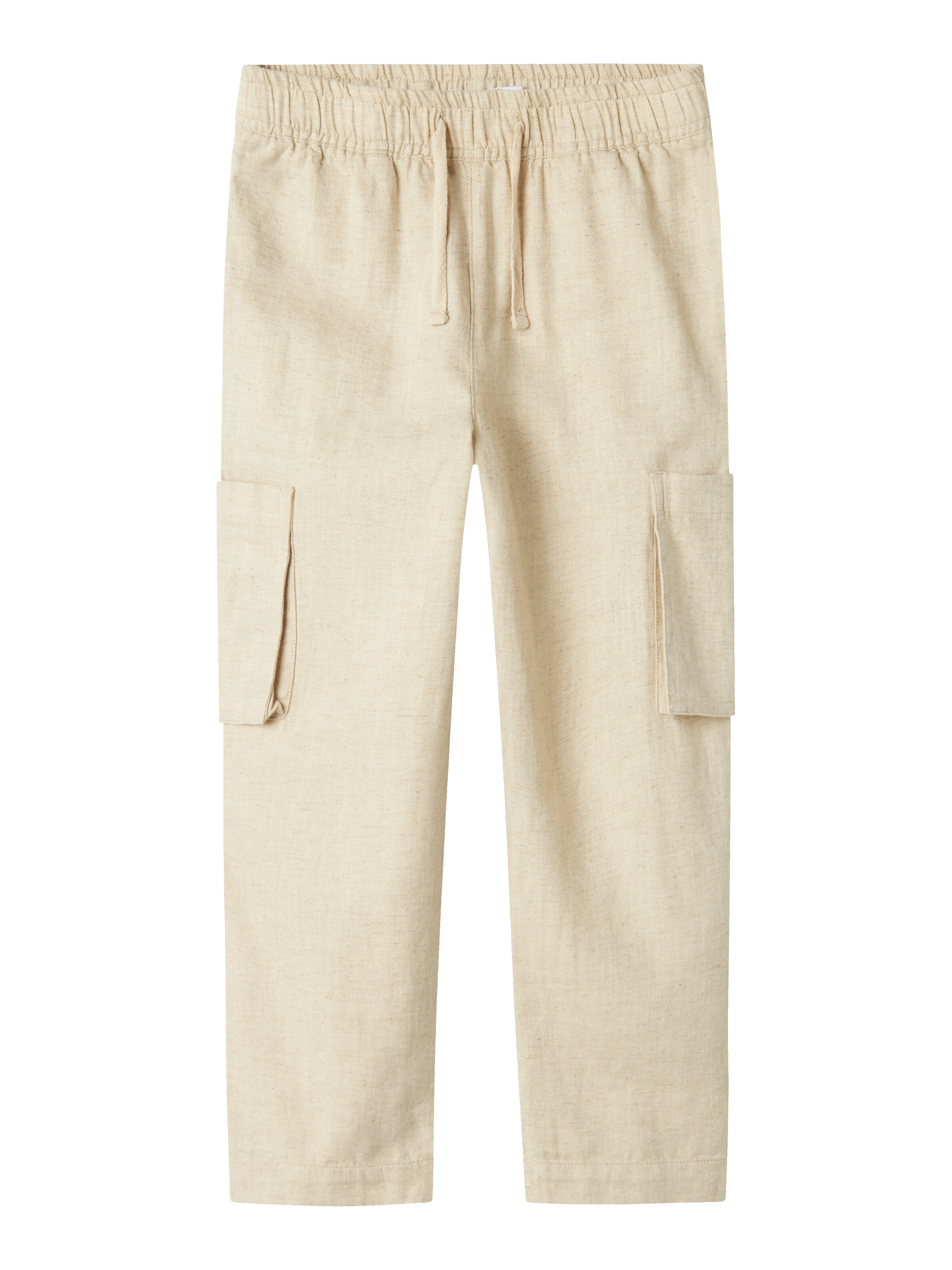NAME IT Tapered Trousers 'NKMFanka' in Beige: front