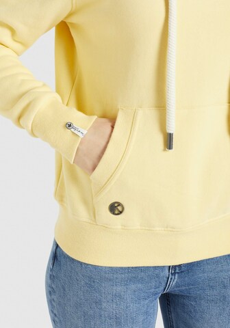 khujo Sweatshirt 'Fanci' in Yellow