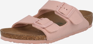 BIRKENSTOCK - Sapatos abertos 'Arizona' em rosa: frente