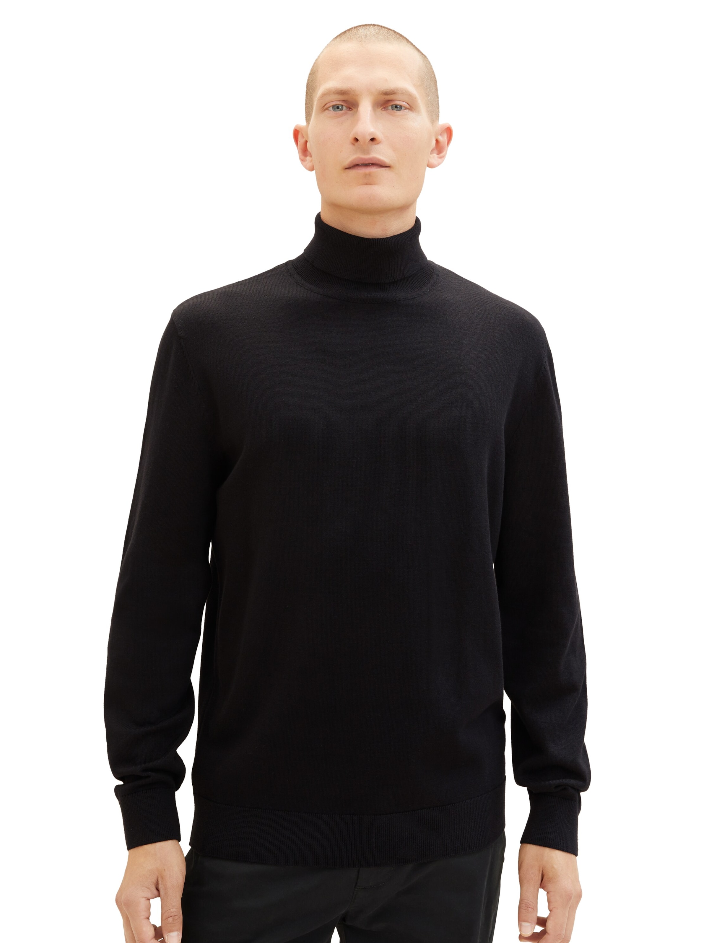 TOM TAILOR Pullover in Schwarz