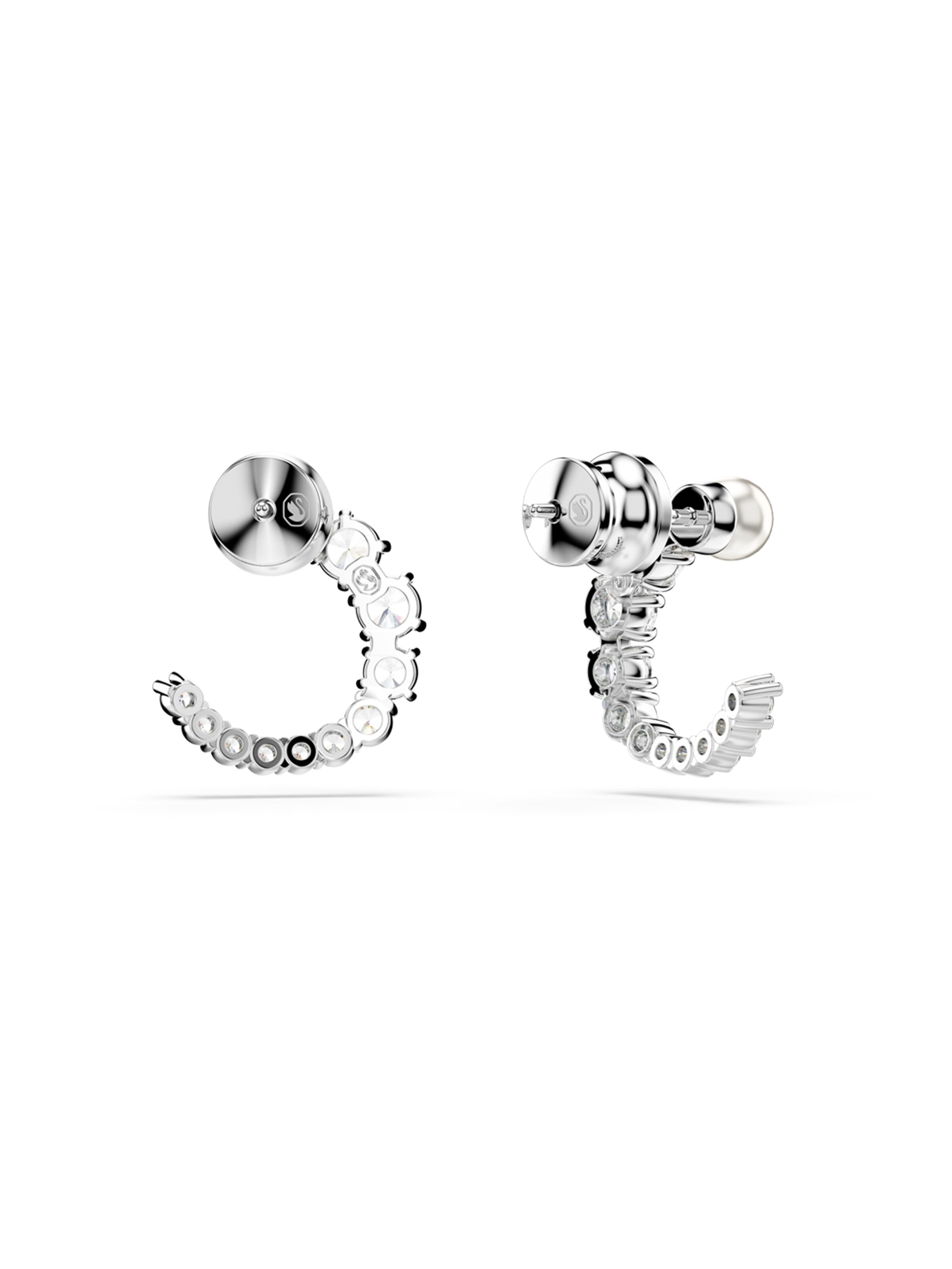 Swarovski Earrings 'Matrix' in White