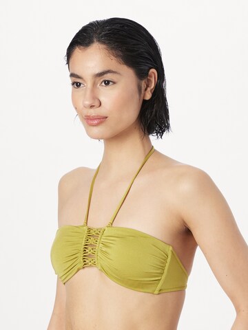 watercult Bandeau Bikiniöverdel i grön: framsida