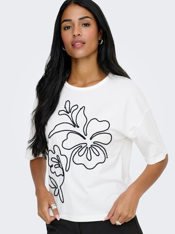 JDY T-shirt 'JDYCALLY' i vit