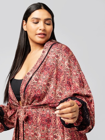 Guido Maria Kretschmer Curvy Kimono 'Halina ' värissä punainen