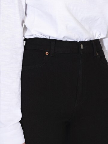 Dr. Denim Slim fit Jeans 'Moxy High Straight' in Black