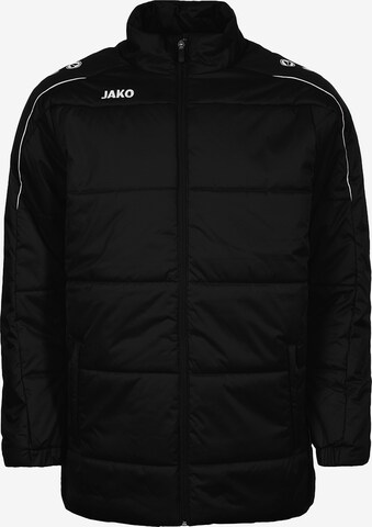 JAKO Athletic Jacket 'Classico' in Black: front