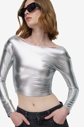 No Matter What Shirt in Zilver