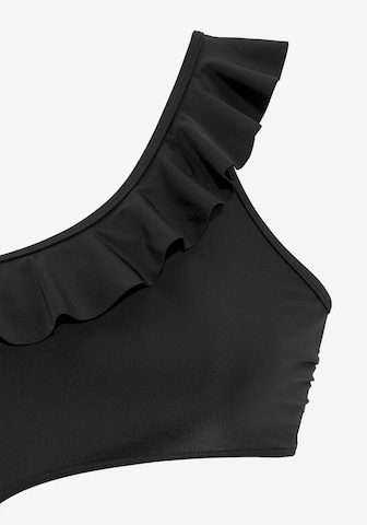 LASCANABustier Jednodijelni kupaći kostim - crna boja