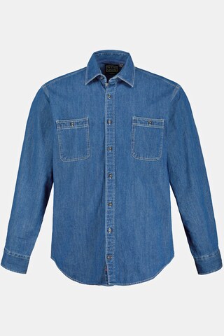 STHUGE Regular fit Button Up Shirt in Blue