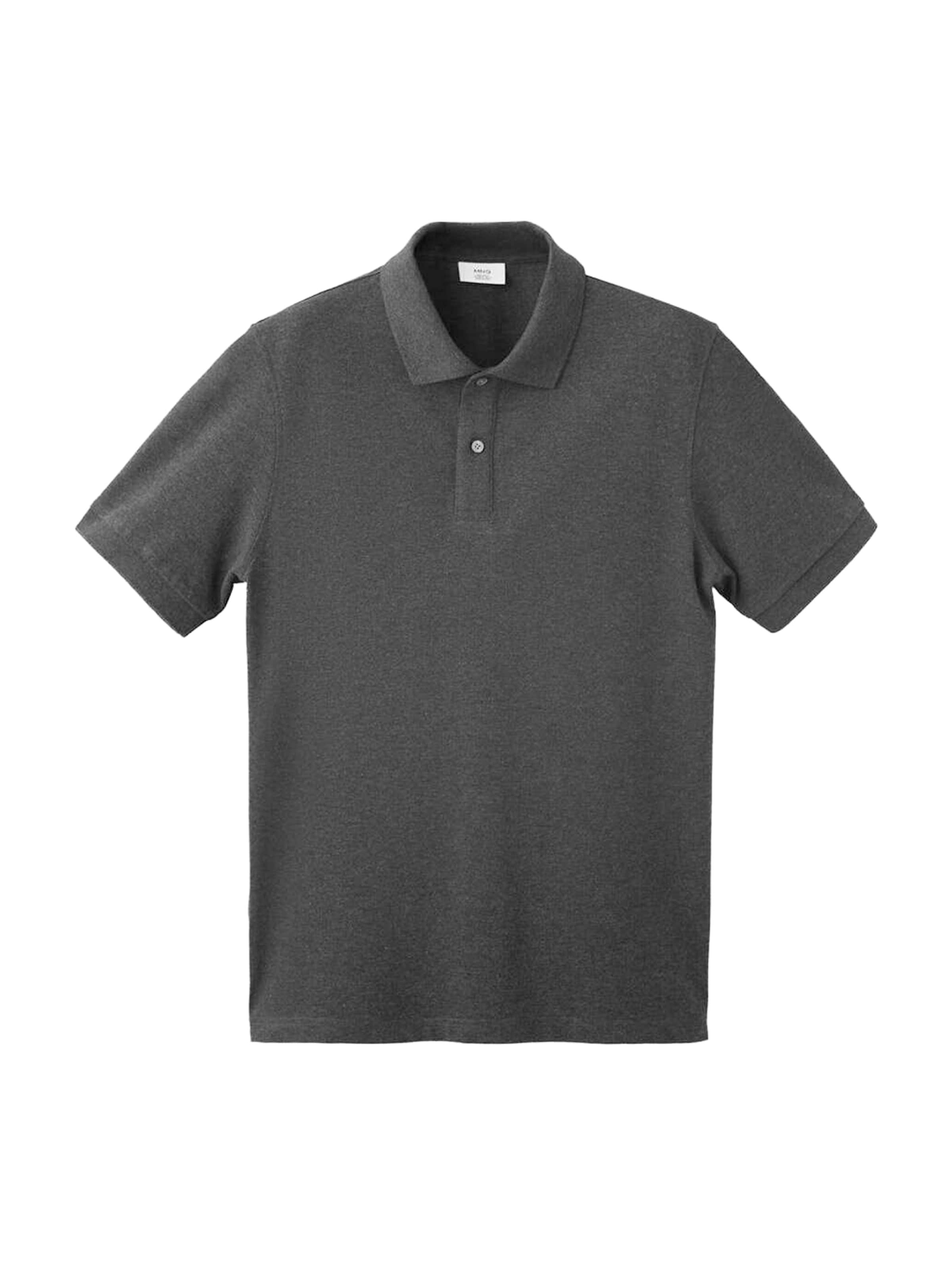 Tricou 'REA' de la MANGO MAN pe gri: față