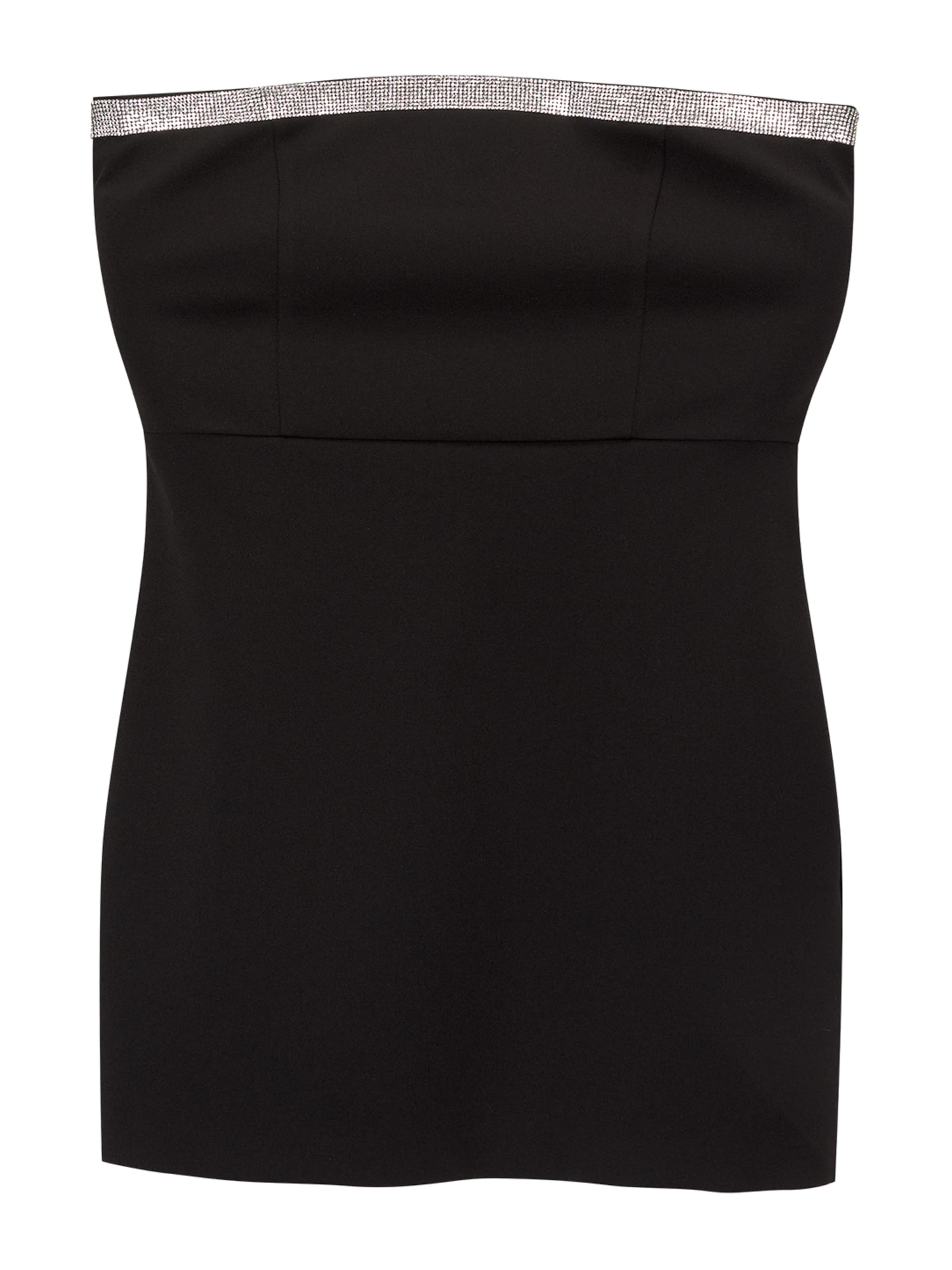 Pull&Bear Jurk in Zwart: voorkant