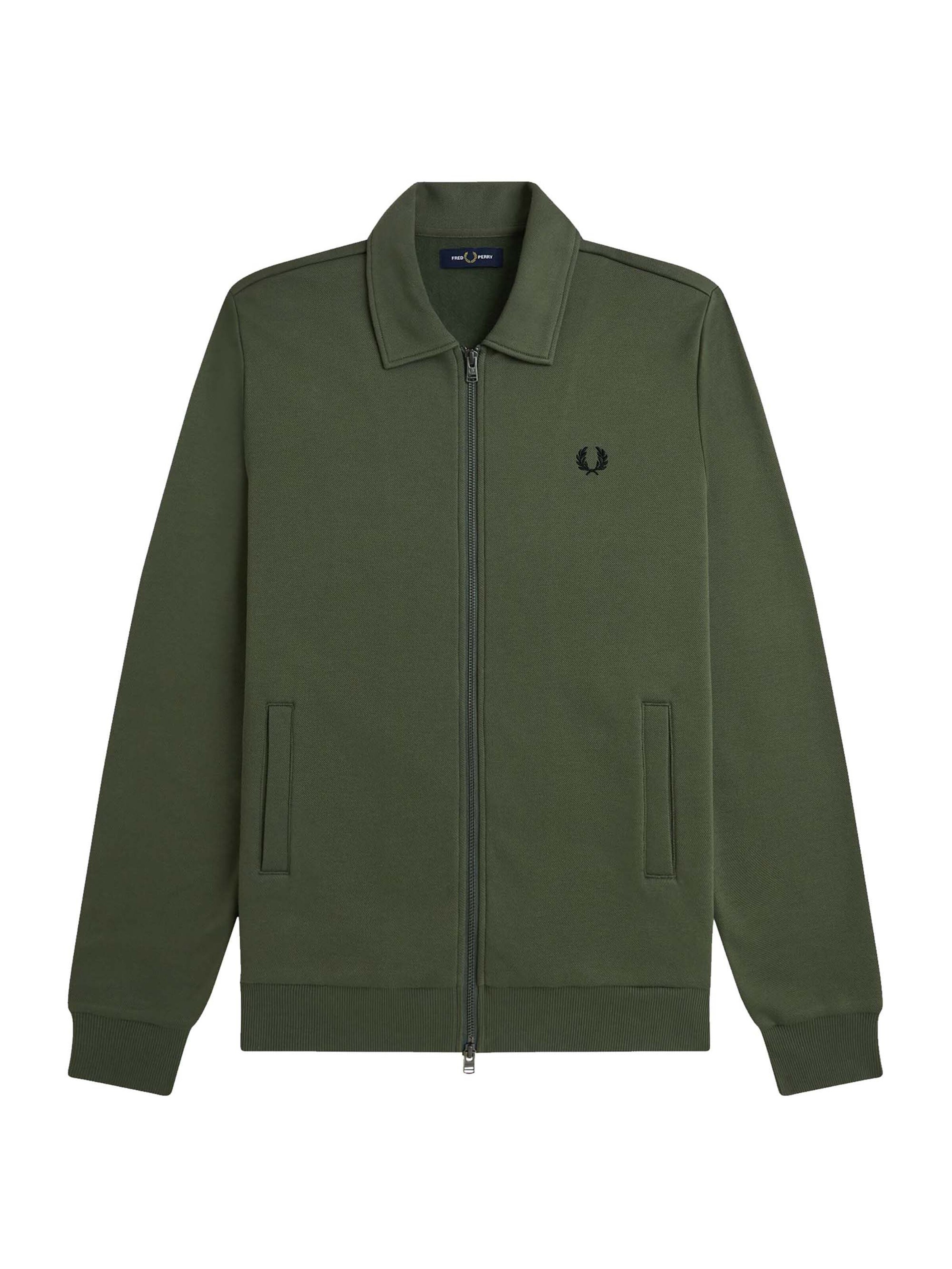 Fred Perry Sweatshirt in Green: front