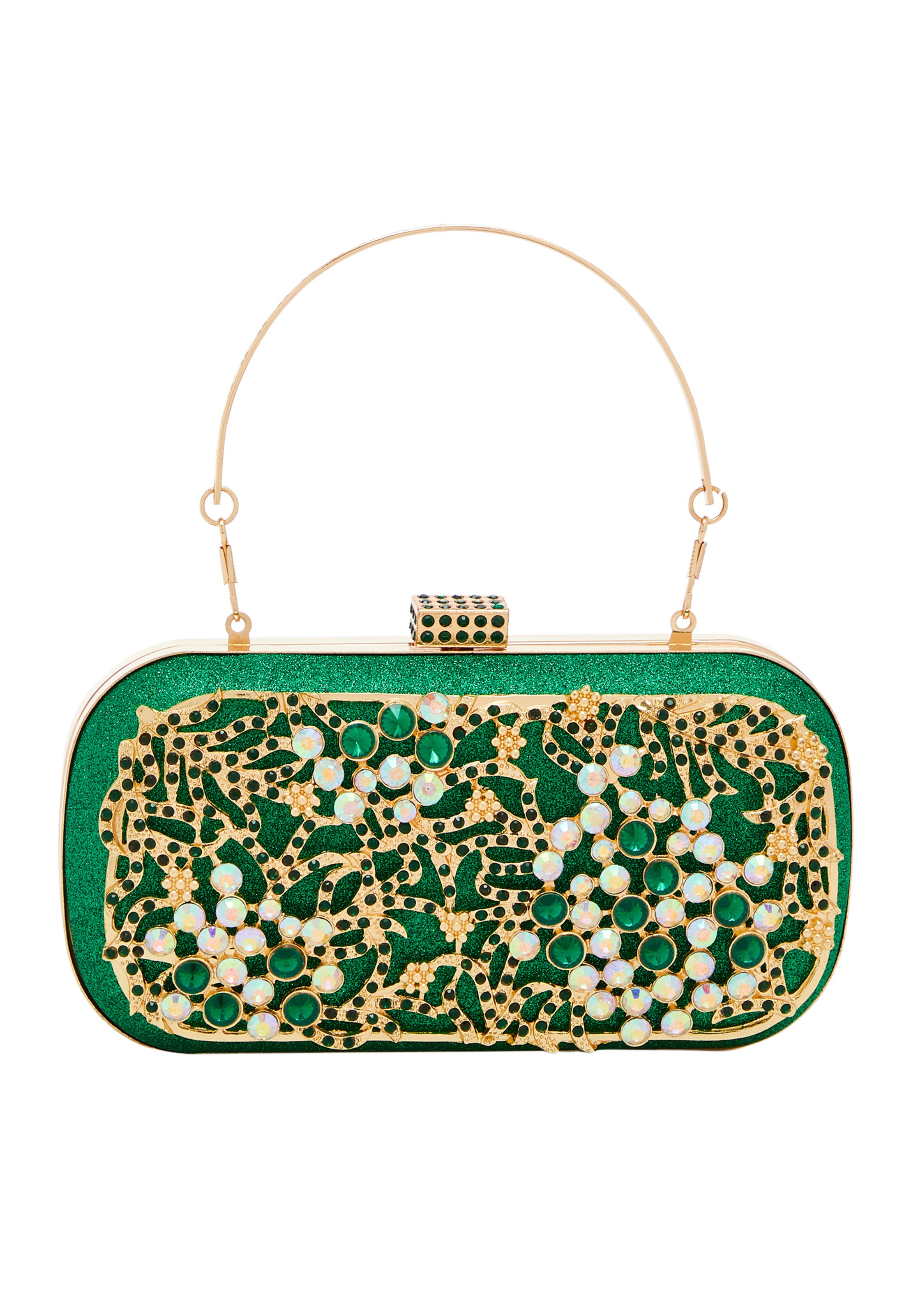 Pochette FELIPA en vert : devant