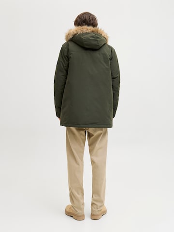 JACK & JONES Vinterparka 'JJCAMP' i grøn