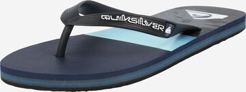 Flip-flops 'Molokai' de la QUIKSILVER pe albastru: față