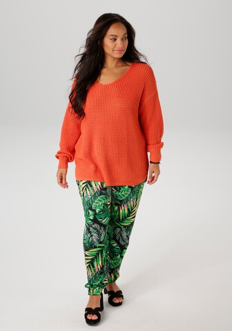 Aniston Pullover in Orange