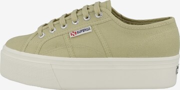 SUPERGA Platform trainers ' 2790 ' in Green