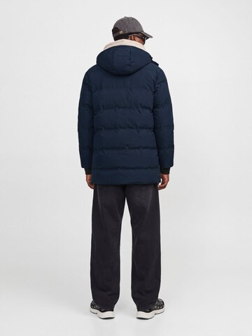 JACK & JONES Зимнее пальто 'JCOTrace Alpha' в Синий